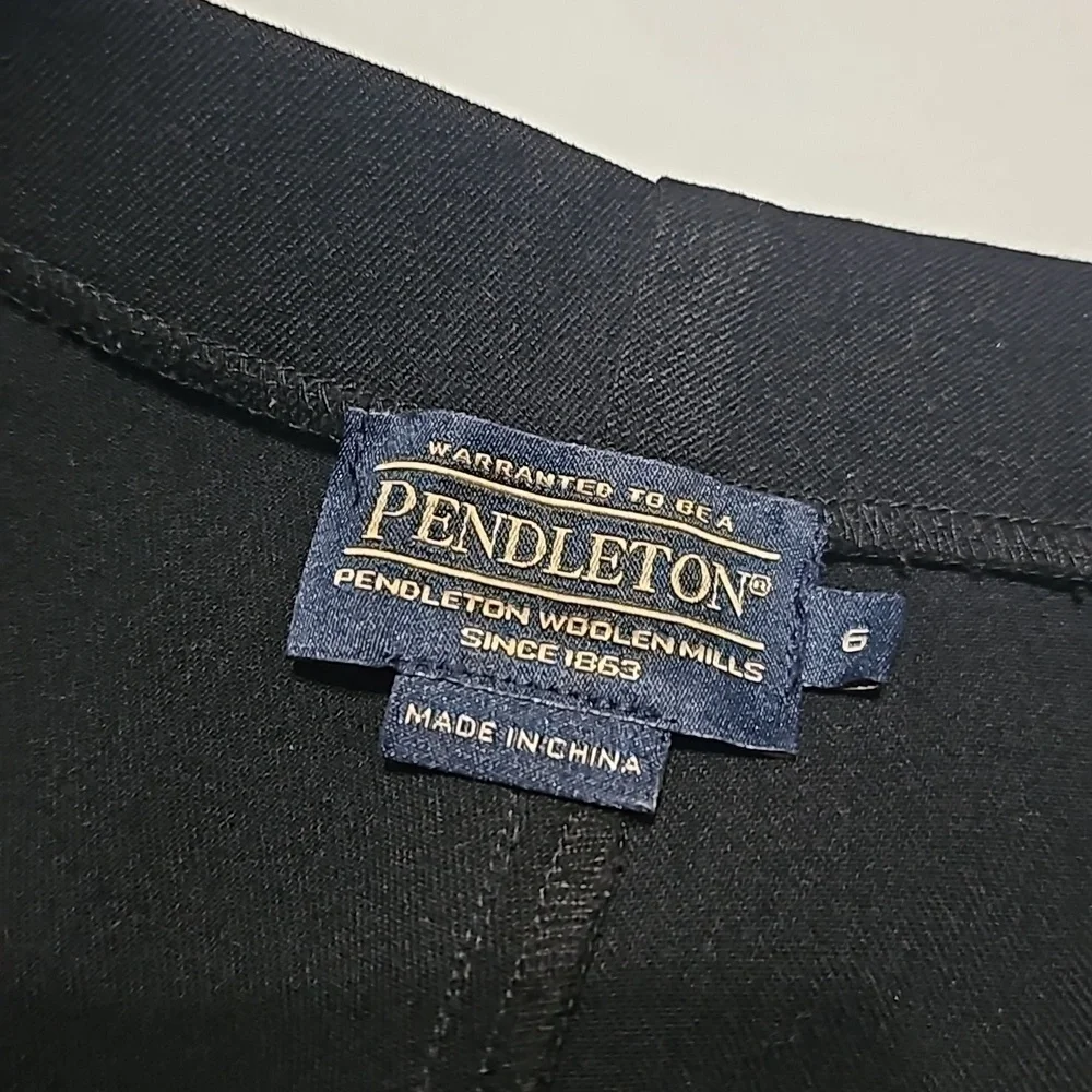 Pendleton Black Pants Size 6 - Picture 2 of 5